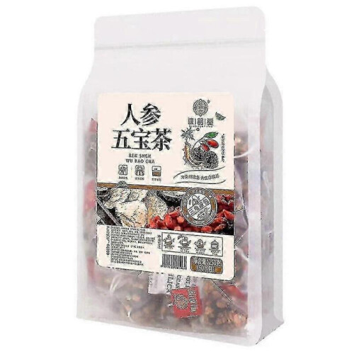 (1Bag 50Pcs) Ginseng Five Treasure Tea Herbal Tea 250g 1