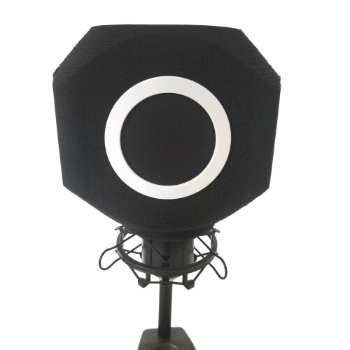 Durability Mics Windscreen Sponge Cover-white frame black ne 2
