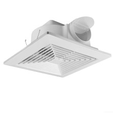 Ceilingmounte Integrated Ceiling Ventilation Fan 20x20cm Abs Material Moisture Removal Exhaust
