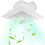 Ceilingmounte Integrated Ceiling Ventilation Fan 20x20cm Abs Material Moisture Removal Exhaust 2