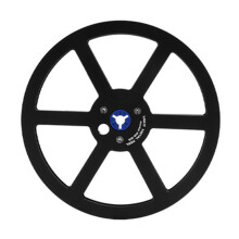 Aluminum Reel Machine Disc 7Inch Open Reel-Black and blue