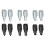 Telescopic Foldable Controller Joysticks for-Silver KF54088 2