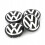 4-pack - Volkswagen VW Centering / Hub Caps - Car Silver 1