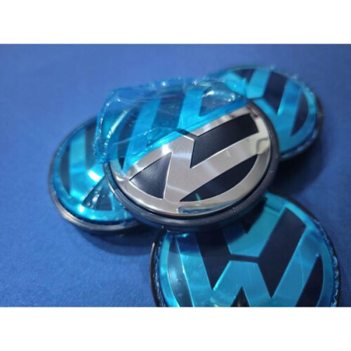 4-pack - Volkswagen VW Centering / Hub Caps - Car Silver 2