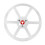 Precise 7Inch Reel To Reel Component Part Aluminum 6-silver red 1