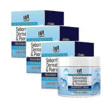 (3PCS)1-5x Seborrheic Dermatitis Cream, Anti Fungal Shampoo, Scalp Treatment for Psoriasis, Folliculitis, Dry Scalp, Anti-Itch, Sooth