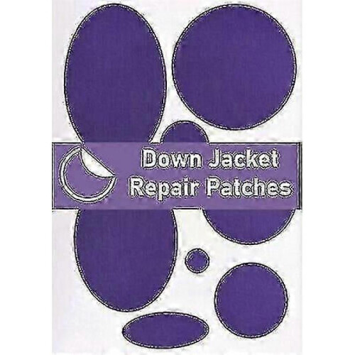 (Purple)Down Jacket Repair Pre-cut, Self-adhesive, Soft, Waterproof