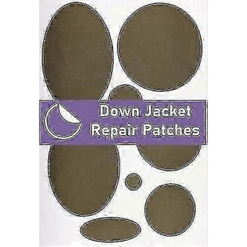 (Olive Green)Down Jacket Repair Pre-cut, Self-adhesive, Soft, Waterproof
