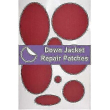 (Red Wine)Down Jacket Repair Pre-cut, Self-adhesive, Soft, Waterproof