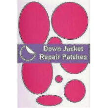 (Rose Red)Down Jacket Repair Pre-cut, Self-adhesive, Soft, Waterproof