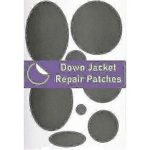 (Dark Grey)Down Jacket Repair Pre-cut, Self-adhesive, Soft, Waterproof