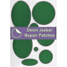 (Green)Down Jacket Repair Pre-cut, Self-adhesive, Soft, Waterproof