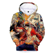 (9-10 Years,B)One Piece Drawstring Hoodies 3d Anime Printed Hooded Sweatshirt Casual Pullover Jumper Tops For Kids Unisex
