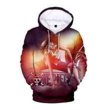 (8-9 Years,A)One Piece Drawstring Hoodies 3d Anime Printed Hooded Sweatshirt Casual Pullover Jumper Tops For Kids Unisex