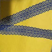 (sapphire)10 Yards Lace Ribbon Tape Trim Fabric DIY Embroidered Net Lace for Sewing Decoration Lace Fabric