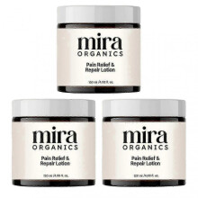 (3x 120ml)3X Mira Pain Relief and Repair Cream, Organics Pain Relief Massage Cream Rubs for Back, Neck, Hands, Knees