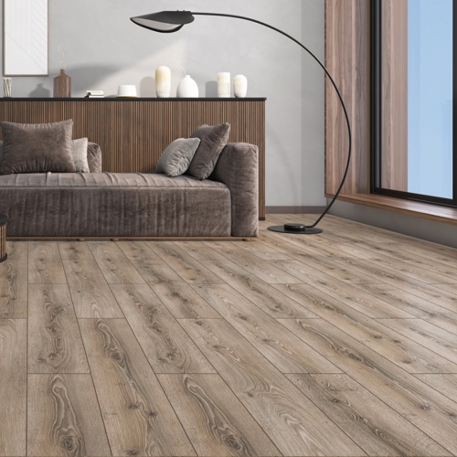 (1.861 m² / Pack, Normandiya) Step Pr (8mm) Wood Effect Click Laminate Flooring 1