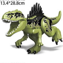 (Giganotosaurus)Chalk Paleontology Savage Beast Building Block Dinosaur Children's Assembly Toy-red Tall Horned Taurus