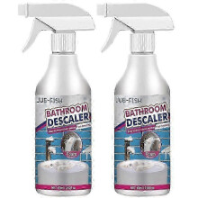 (2pcs)1-5x Bathroom Cleaning Spray Shower Glass Descaler Anti Mold Cleaning Bathtub Toilet Descaling Limescale Cleaner Bathtub Cleaner Foam 2025 kk