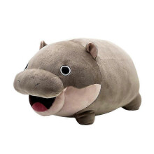 (A)Moo Deng Plush Toy, Soft Cute Pygmy Hippo Plush Stuffed Animal, Perfect Gift for Kids & Adults, Cozy and Huggable