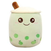 Urocza pluszowa zabawka Bubble Tea, odpowiednia do noszenia, miękka pluszowa zabawka, haft komputerowy, pakowana próżniowo, dekoracja domu, 50 cm,