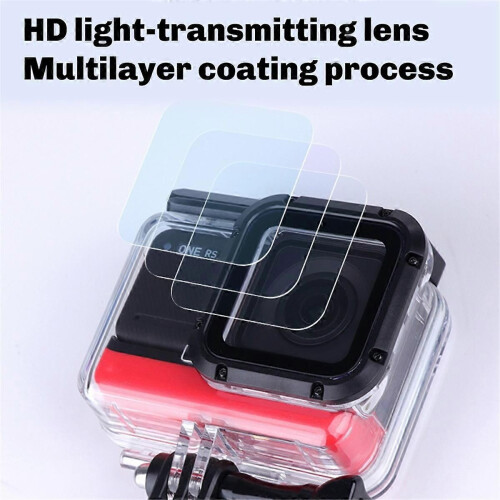 For One 4K Action Camera Waterproof Case 60m Diving Protective Cover Panoramic Snorkeling Shell 2