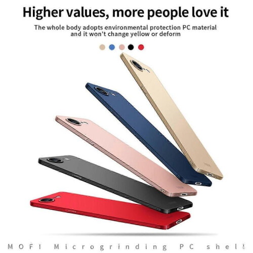 (Style Red,Multicolor)SH For iPhone 16e Phone Case MOFI Shield Matte Series Ultra Slim PC Protective Cover - Black 2