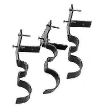 (2PCS,black)2PCS Hang Double Pole Holders Curtain Rod Supports Brackets Into Window Frame