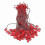 (100 pcs,Red)Nylon String Hang Tag Fasteners 3