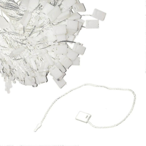 (1000pcs,White)Nylon String Hang Tag Fasteners