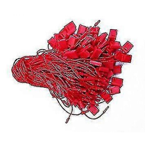 (1000pcs,Red)Nylon String Hang Tag Fasteners 1