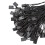 (100 pcs,Black)Nylon String Hang Tag Fasteners 3