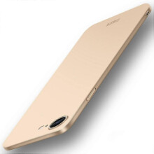 (Style Gold,Multicolor)SH For iPhone 16e Phone Case MOFI Shield Matte Series Ultra Slim PC Protective Cover - Black