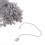 (100 pcs,Grey)Nylon String Hang Tag Fasteners 1