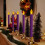 LED Electronic Candle Lights Long Yellow Flash Simulation Pole Birthday Wedding Decoration Lights, 9