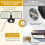 Rechargeable Battery Lights of1-3 Months Endurance 2