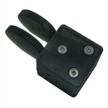 QU-2020 Mini Dual Paddle Auto Key Base Attached Shortwave Radio Morse Multifunction Convenient CW Electric