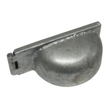 Padlock Protector Hasp and Staple Left Hand Galv (Safety Protection)