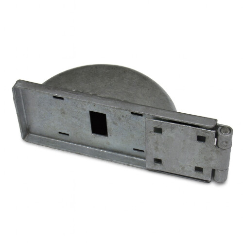 Padlock Protector Hasp and Staple Left Hand Galv (Safety Protection) 1