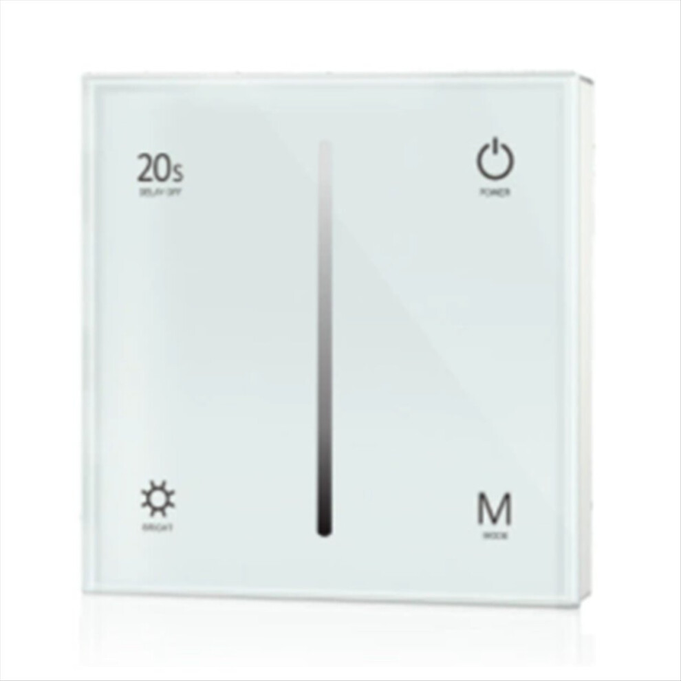 Ac Triac Dimmer Ultra Sensitive High Strength Glass Touch 86Panel Fade Mode For Ac110v 230V Dimmable Led Lamps Dimming,A 4851264073547