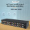 AV Splitter 2 in 8 Out Composite Video Way 3 Amplifier Distributor Switcher Box 6