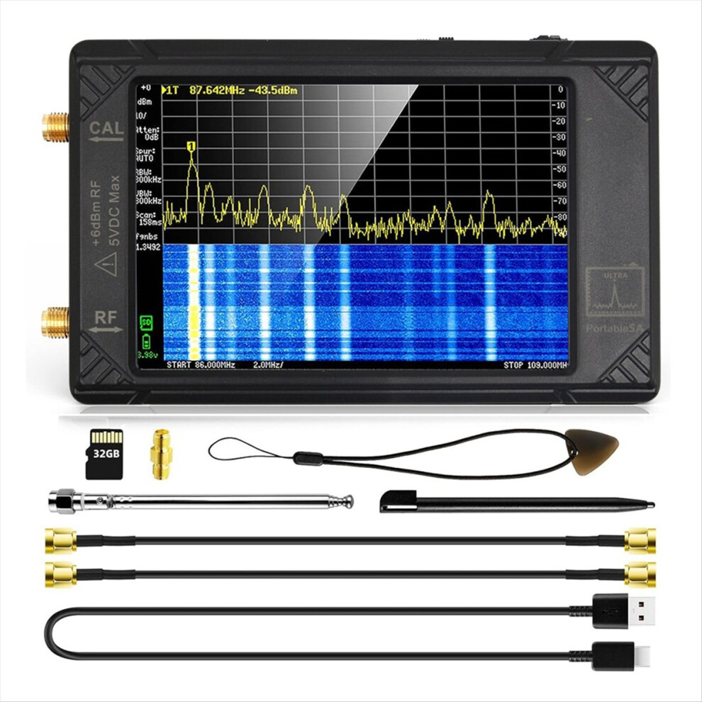 4Inch Handheld Spectrum Analyzer 100K-5.3Ghz Signal Generator For Ultra Protable Sa With 32Gb Card 4851264091961
