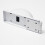 Padlock Protector Hasp and Staple Left Hand White (Safety Protection) 2