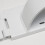 Padlock Protector Hasp and Staple Left Hand White (Safety Protection) 6
