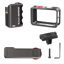 Handle Aluminum Alloy Magnetic Metal Cage Grip Kit Bundle for Action 5 Pro 4 3 Camera Accessories Set