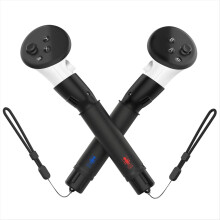 New for 3 Accessories VR Controllers Handle Dual Lightsaber Game Black