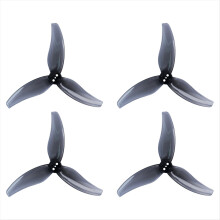 2Pairs 3630 3inch Propeller 3-Blade PC Props 1.5mm Hole for 2004KV Brushless Motor RC FPV Drone Translucent Grey