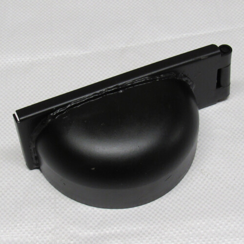 Padlock Protector Hasp and Staple Right Hand Black (Safety Protection)