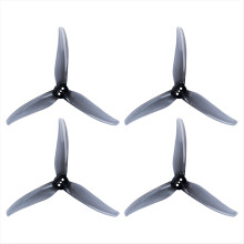2Pairs 4023 Propeller 3-Blade PC Props Three-Hole for 1505-3600KV Brushless Motor RC FPV Drone Transparent Grey