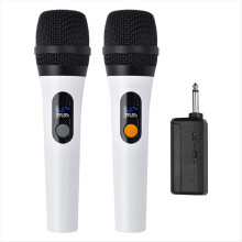 Wireless Handheld Microphone 2.4G Portable System with for Home KTV Karaoke Clear Voice, Crisp Sound